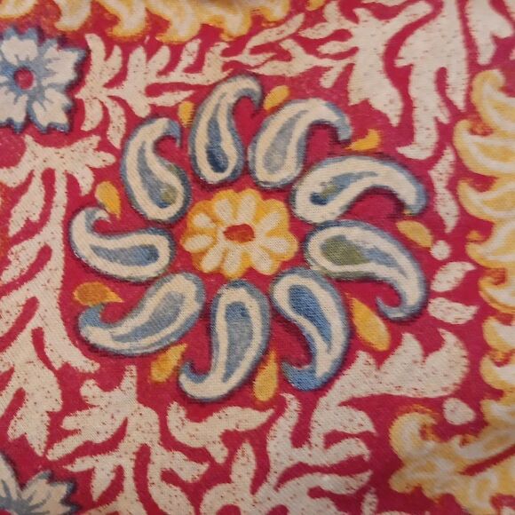 Chaps Cotton Maxi Dress. Coastal Cowgirl, Floral, Maxi - Picture 14 of 14